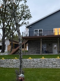You can see the new build to the side. This is at the entrance of the home.