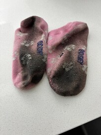 From walking around the floors for 10 minutes.