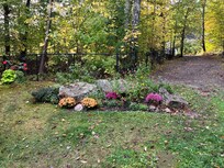 front flower garden