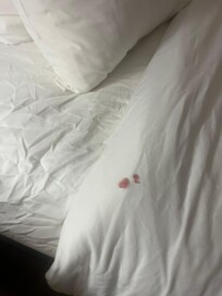 Red substance on sheets