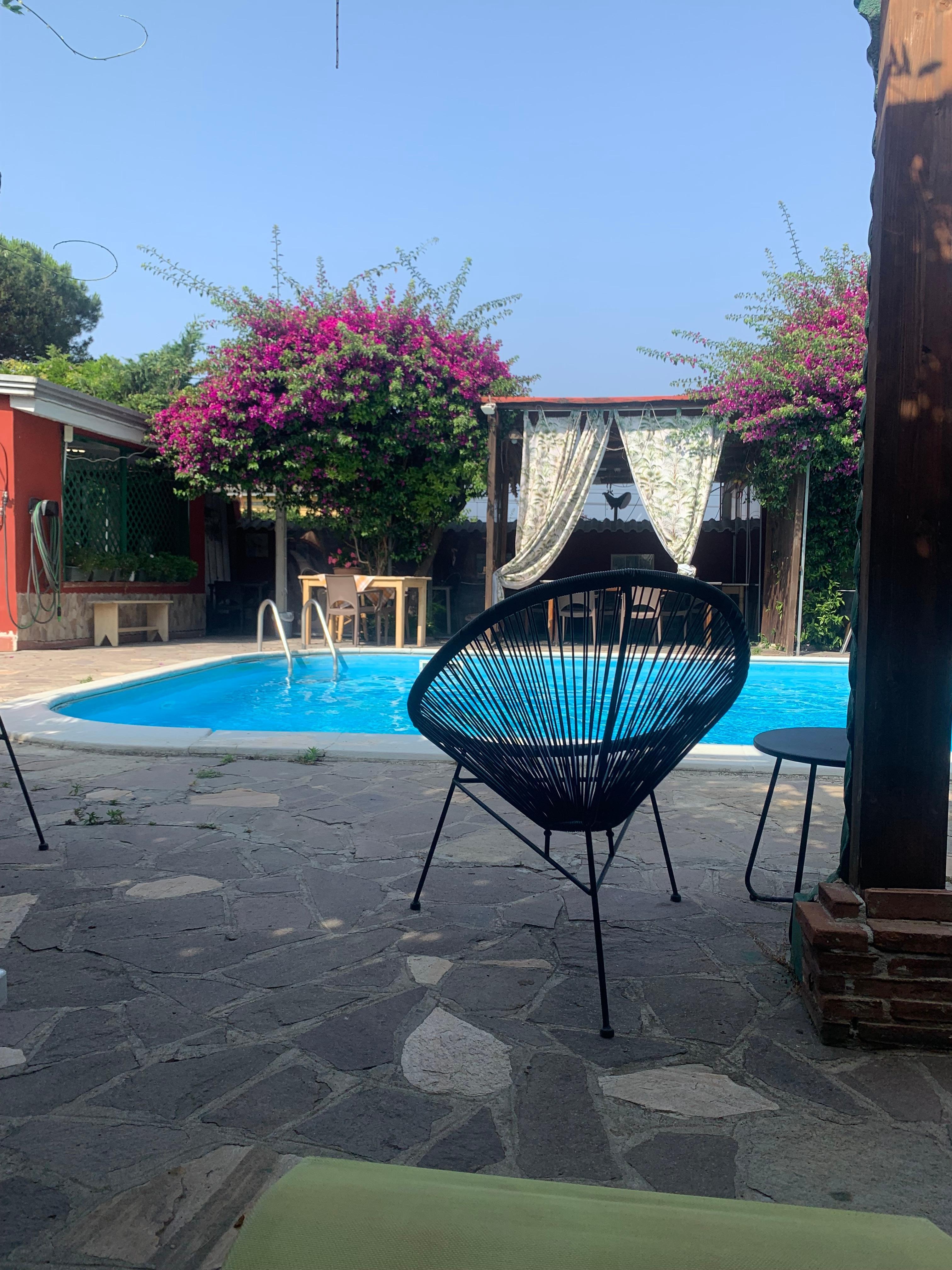 Photo from a lounger, wish I could add the sound of birds singing!