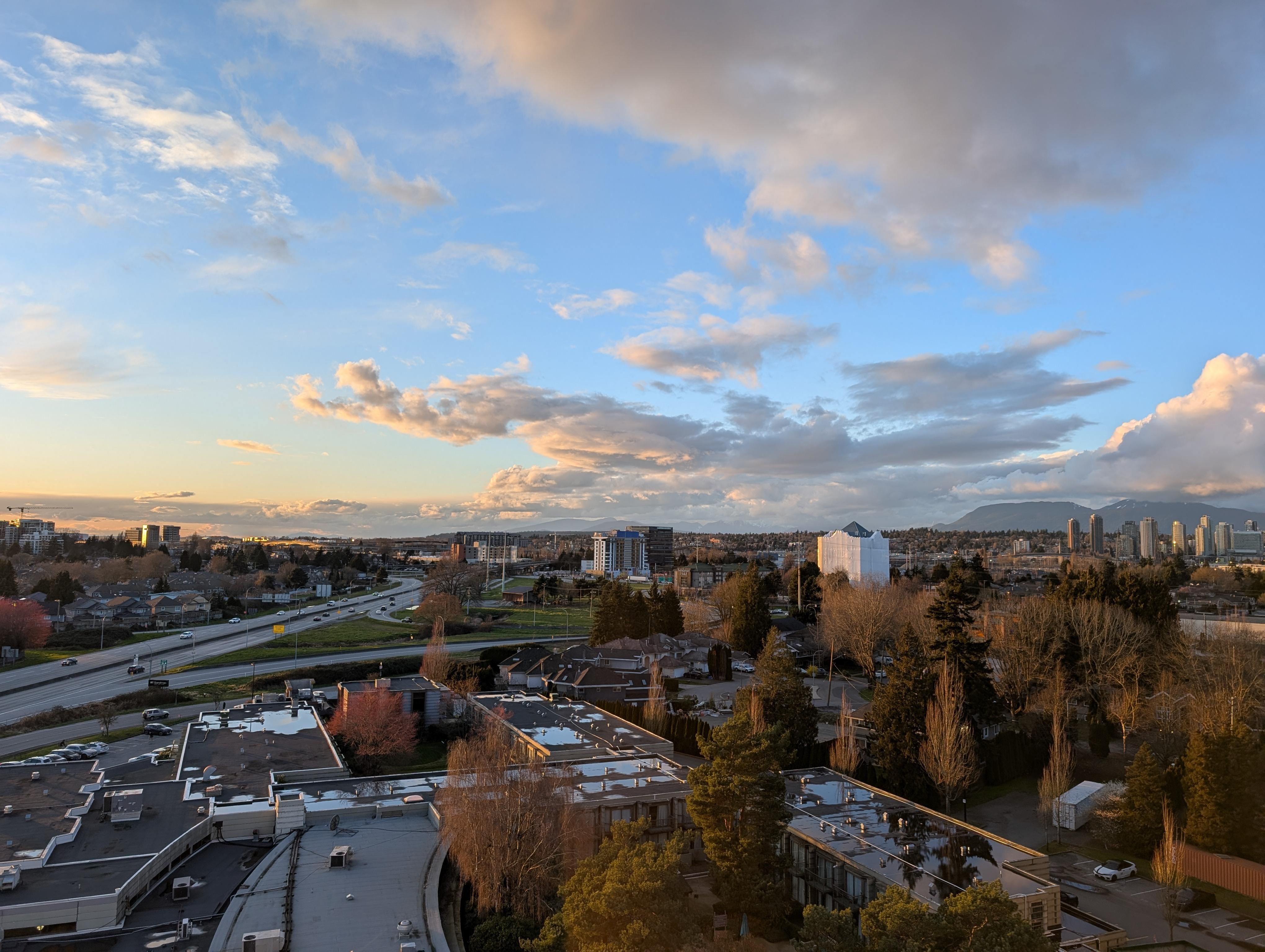 Vue de notre chambre