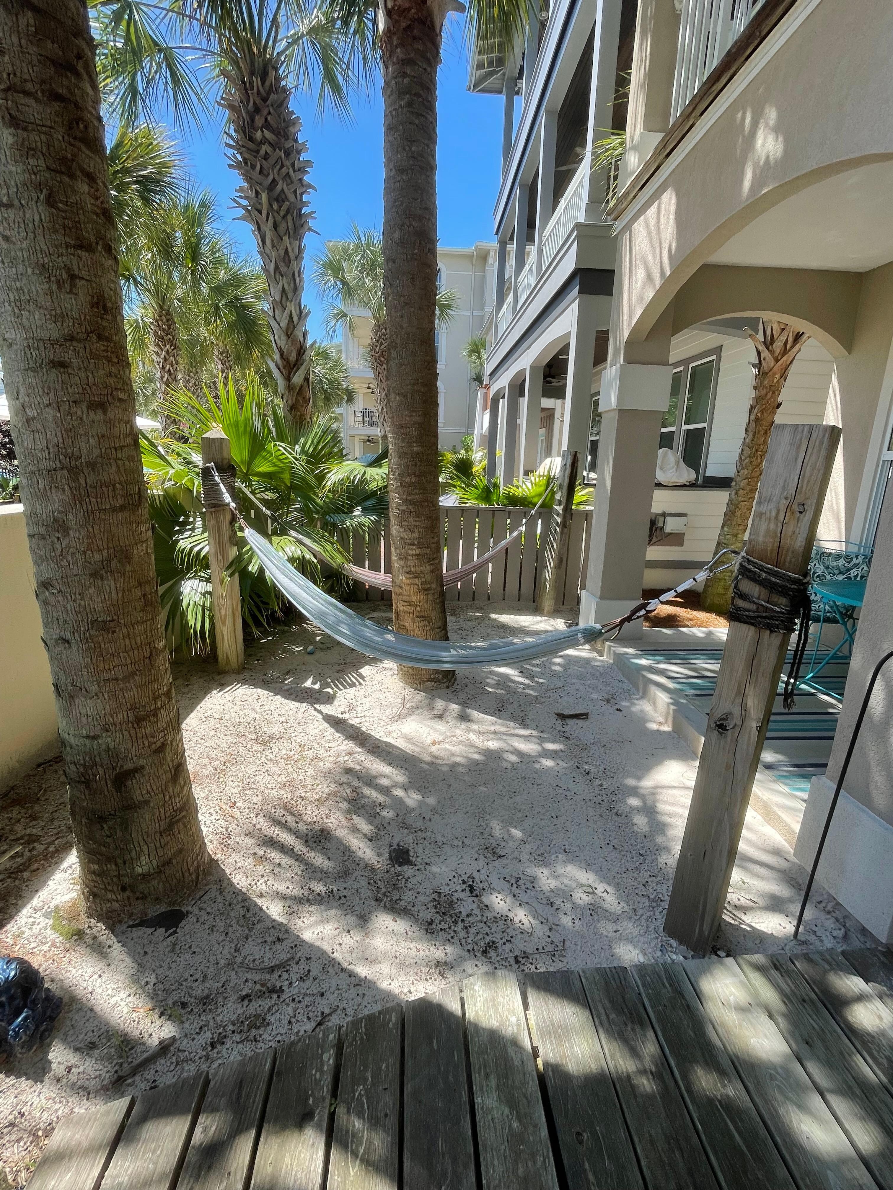 Back yard area