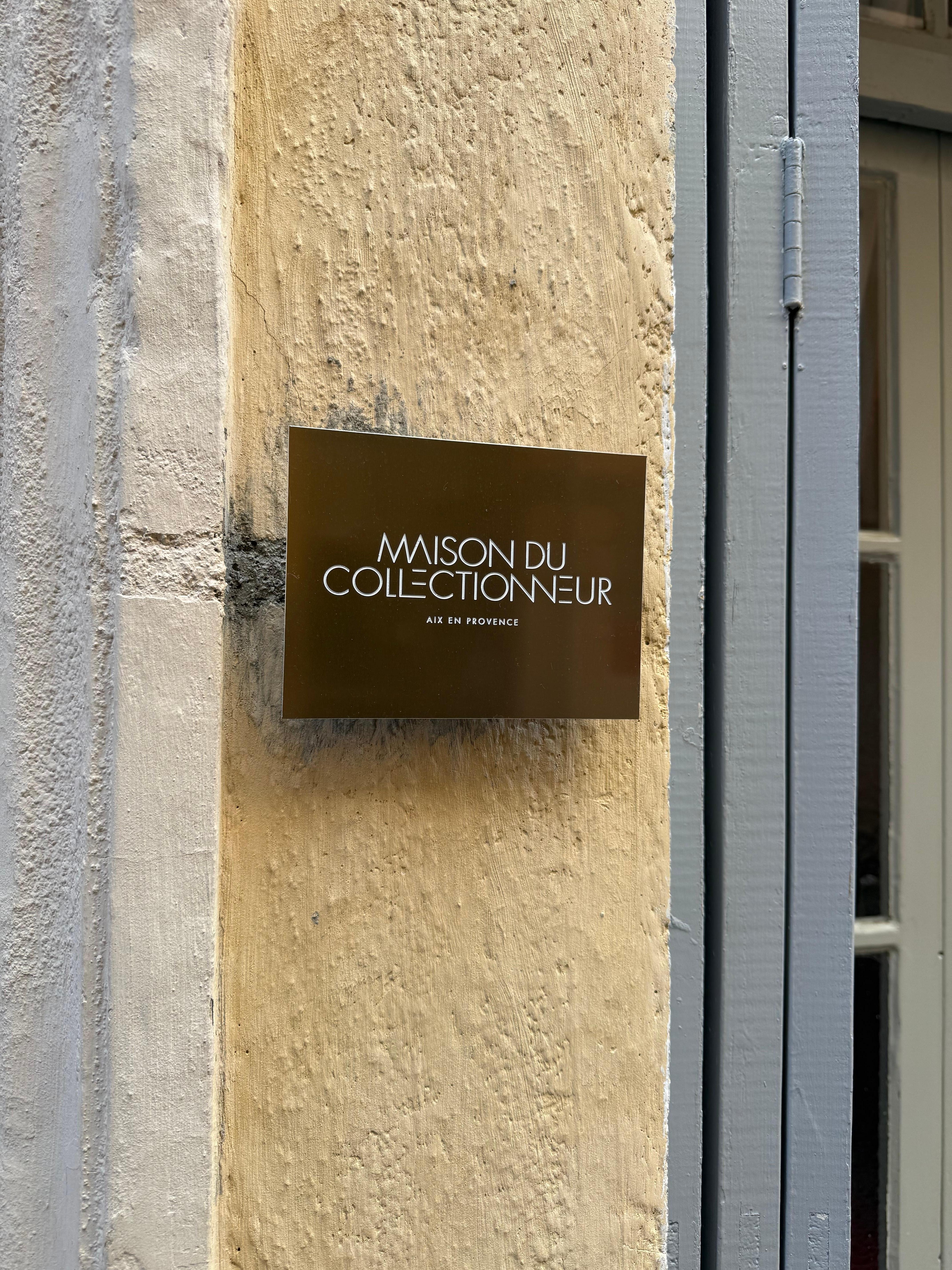 A small sign is all you’d know from the exterior that this is a hotel. 