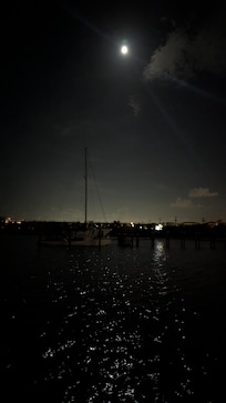 Pier at night