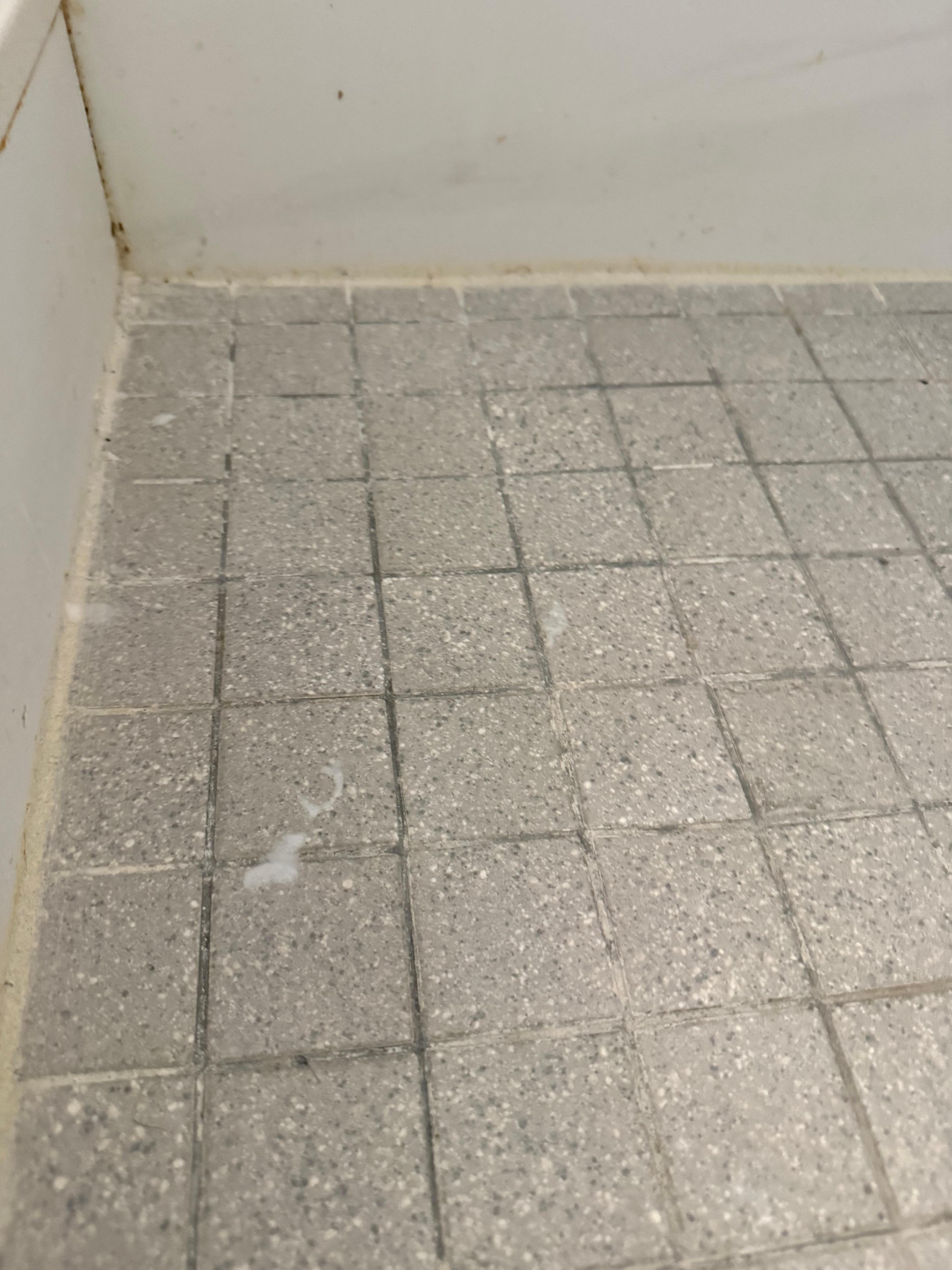 This is gross, possibly male secretion left in the shower that was not cleaned.