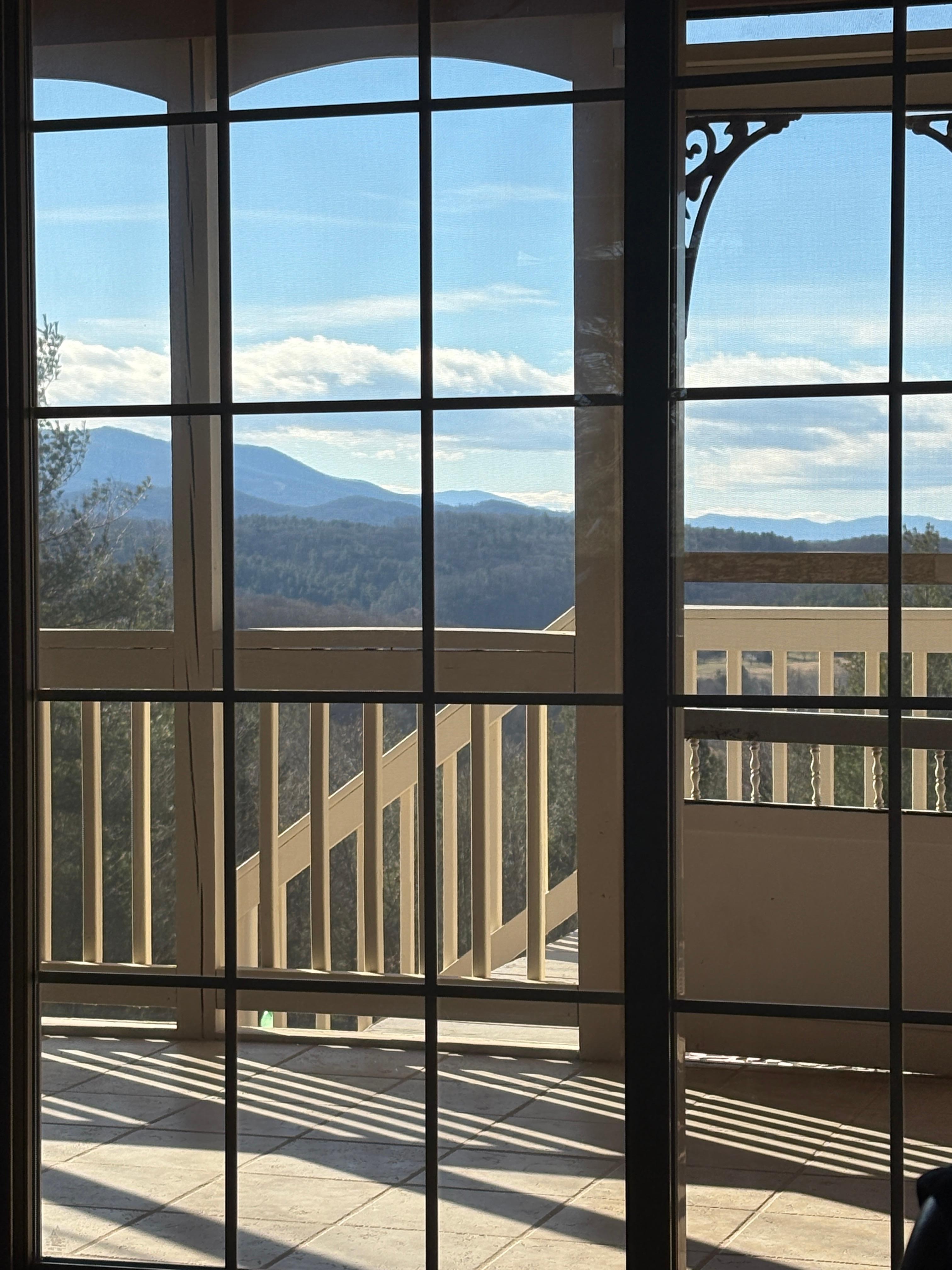 View from family room