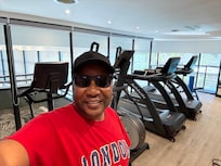 The extended gym facilities at opposite sister hotel City Lodge.