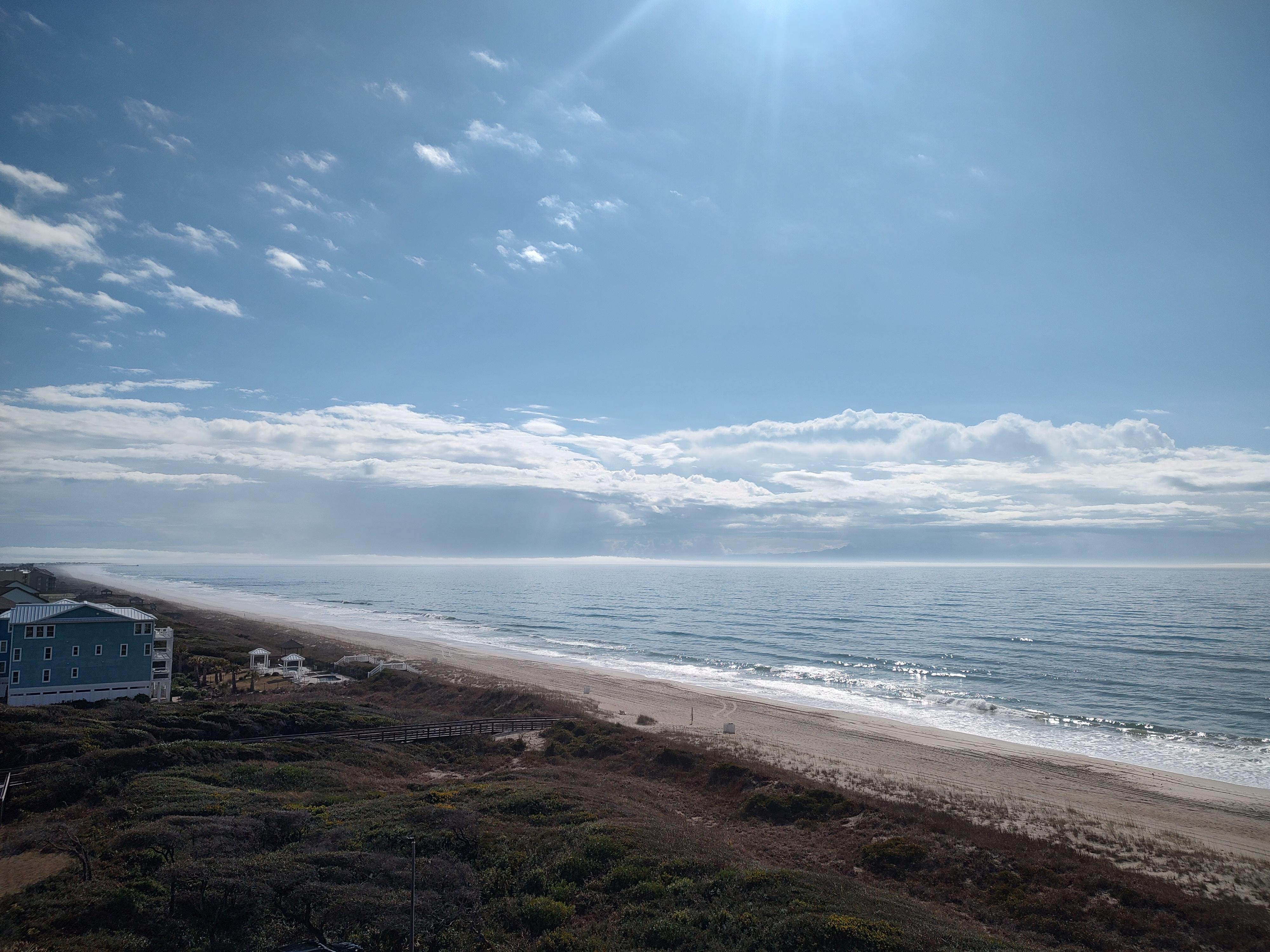 View from 711 Balcony.  Only small standing space.