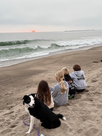 Enjoying the beach