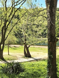 Lake view from screened porch