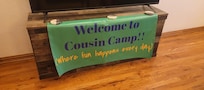 Perfect place for our camp sign