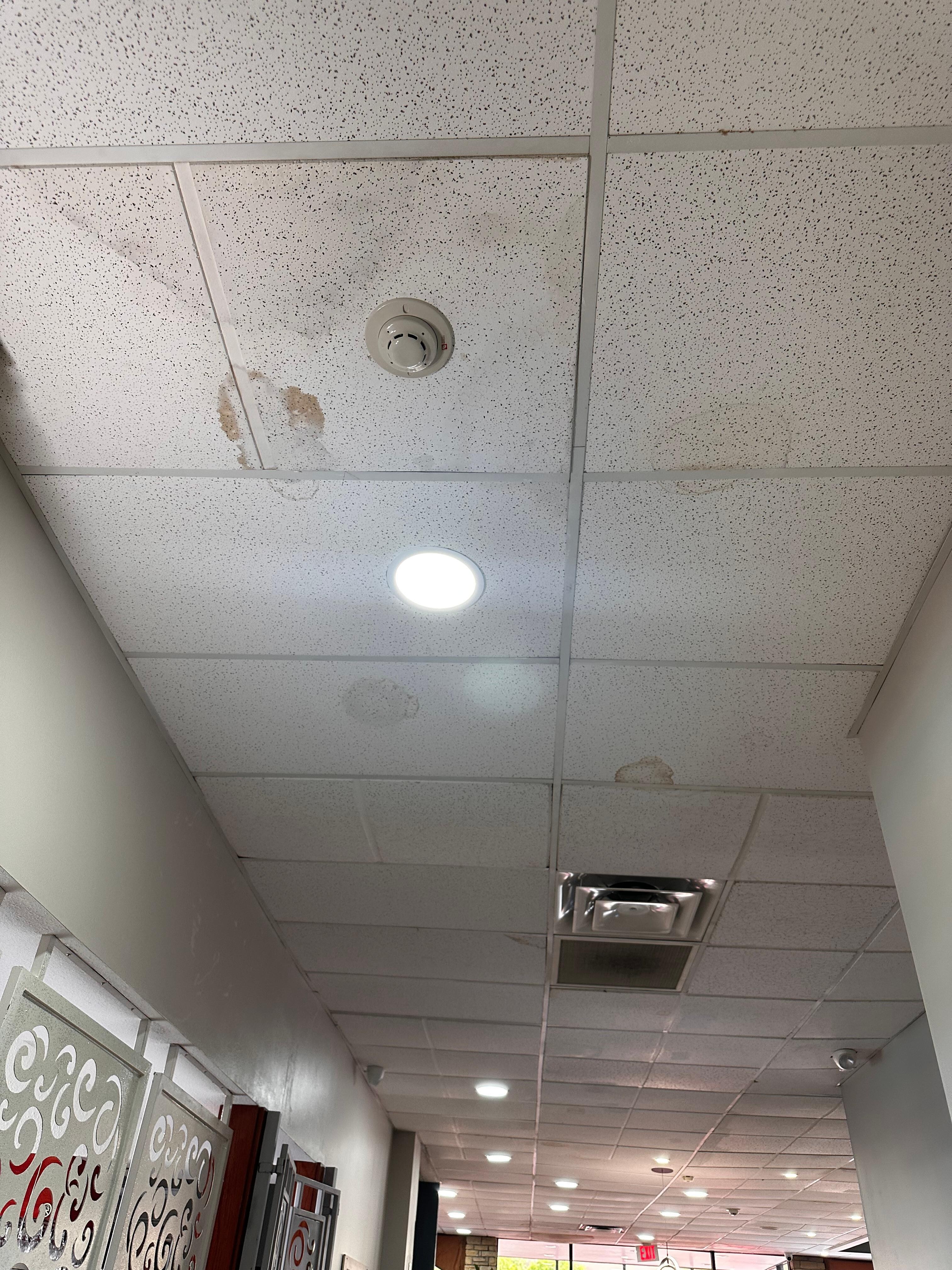 More lobby ceiling