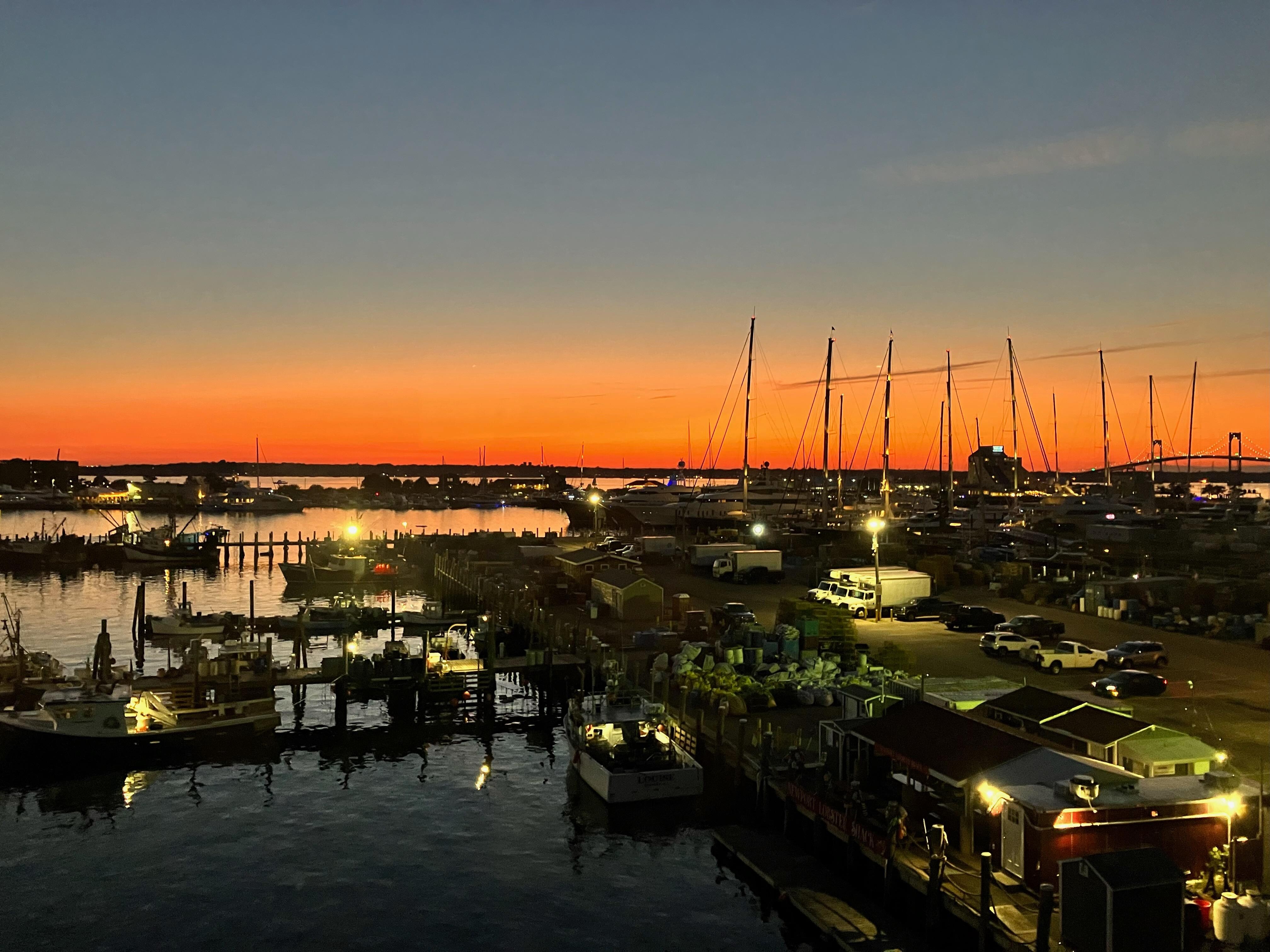 Sunset from the rooftop