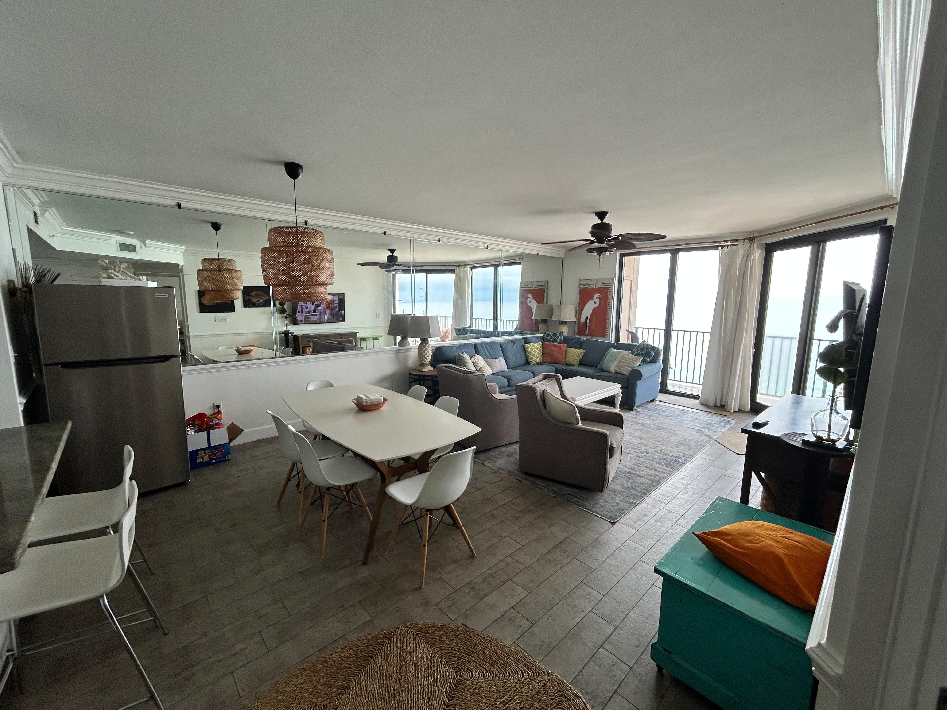 Dining and living room. 