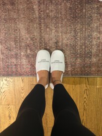 Provided slippers