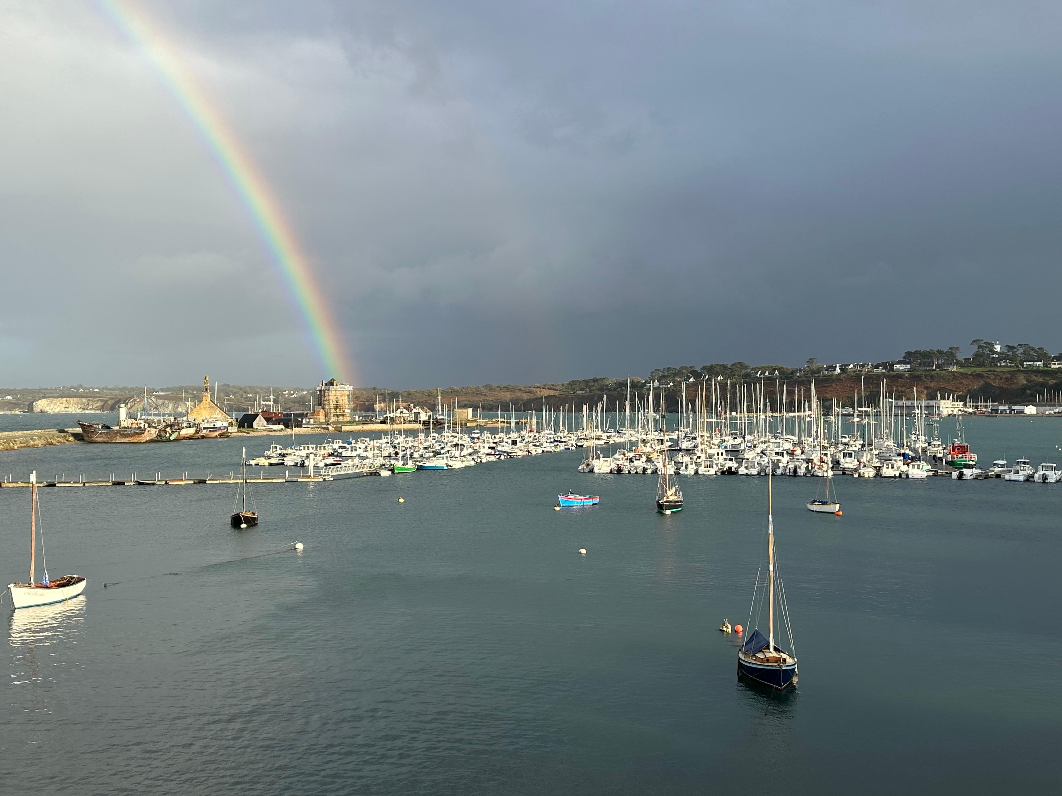 Vue du balcon de la chambre 25
