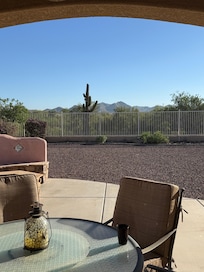 Mountains from the Lovely patio!