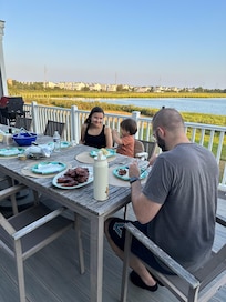 Dinner on the deck