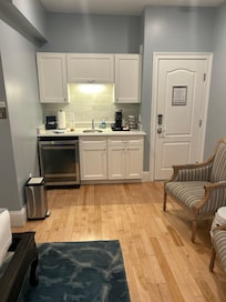 Room 3, includes a fridge
