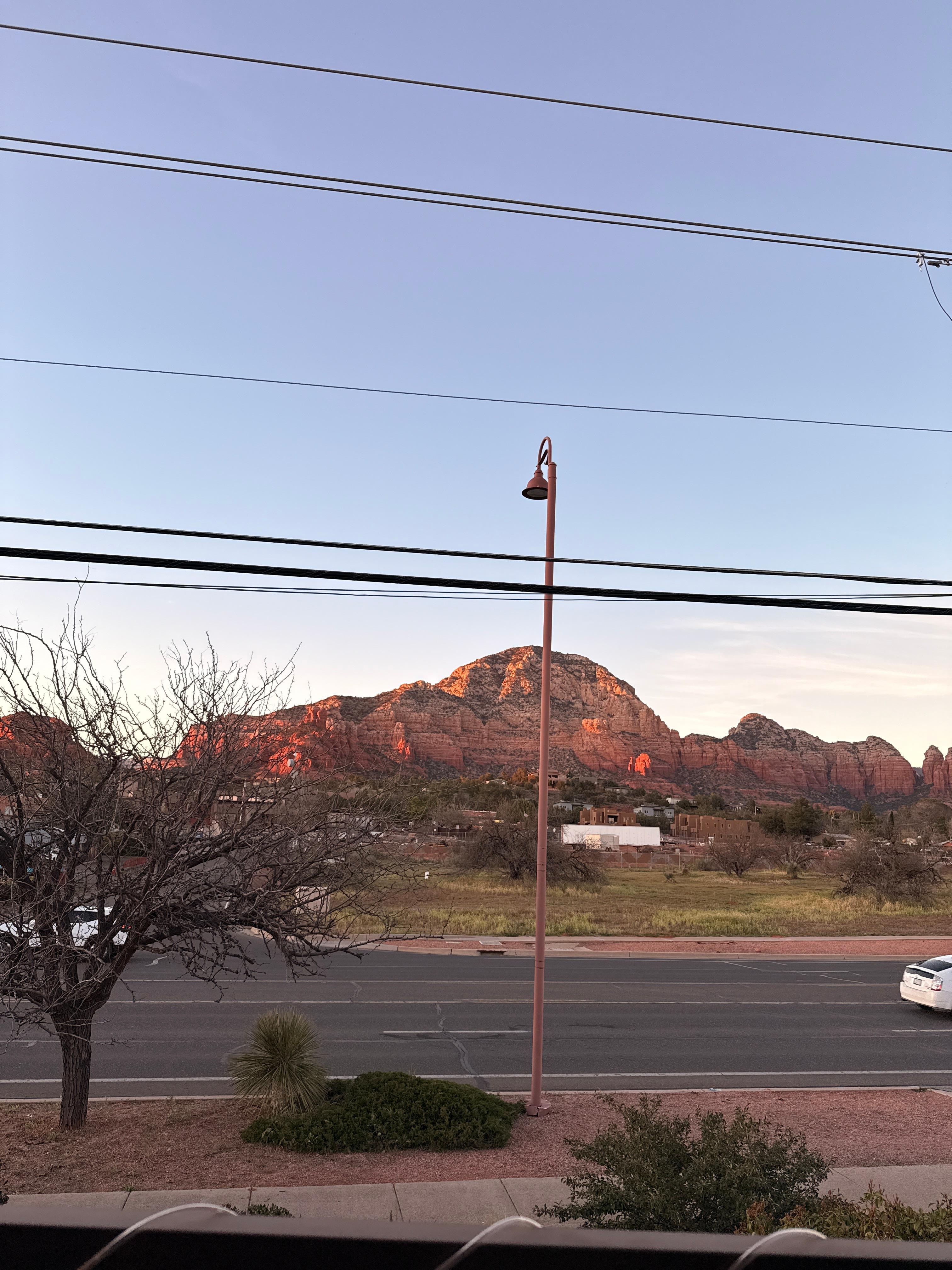 View from the balcony 