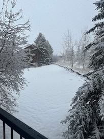 Beautiful balcony view!