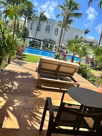 Beautiful view from our swim out.