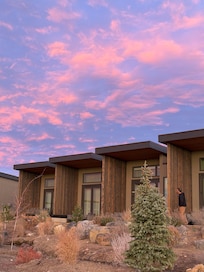 the private bungalows