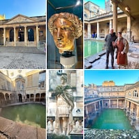 Roman Baths 3-5 minute walk!