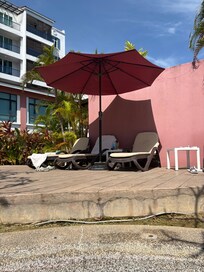 Some boys were tired and need some paint