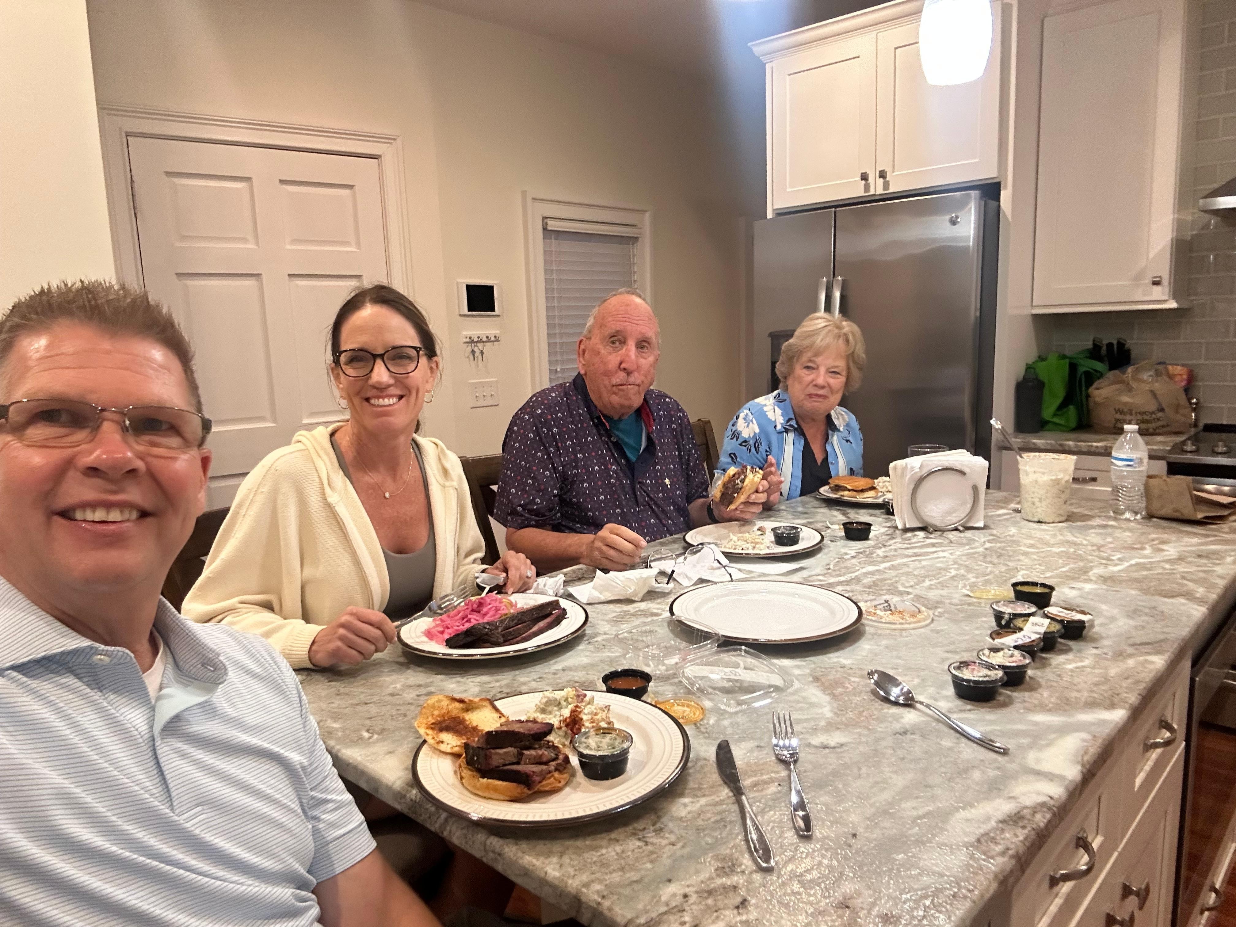 Enjoying Lewis Barbecue