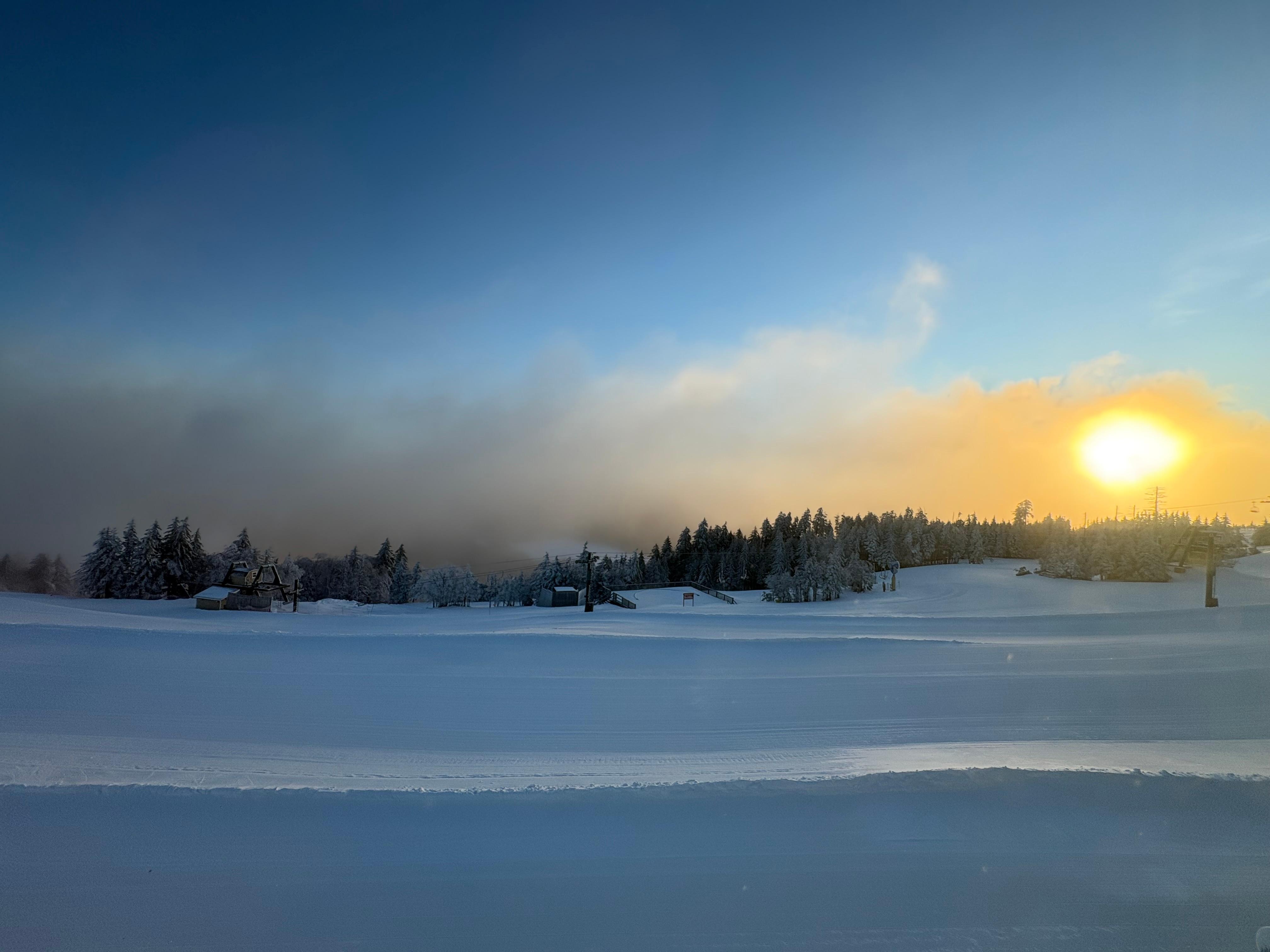 From the slope side view!  