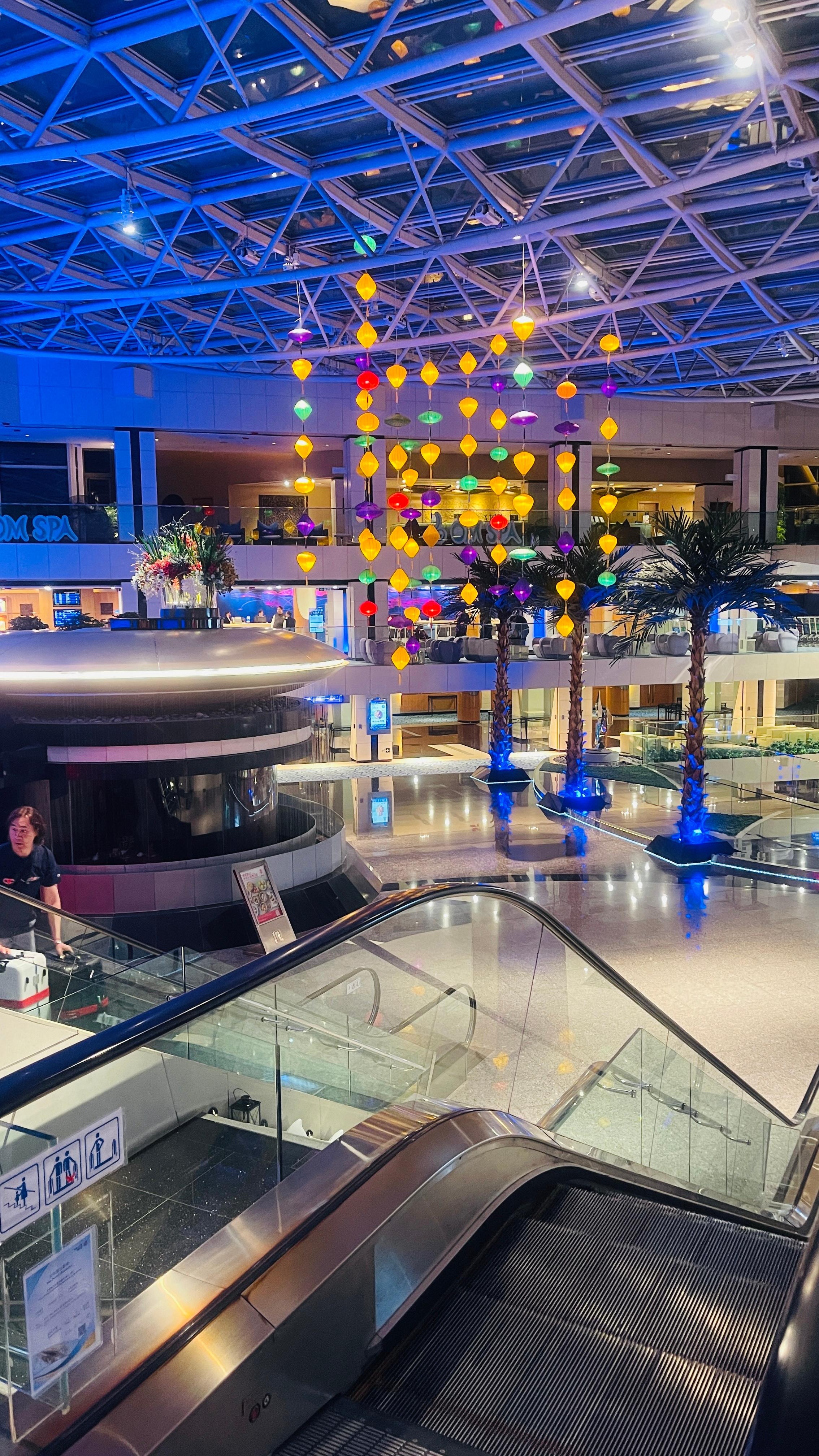 Aesthetically pleasing lobby