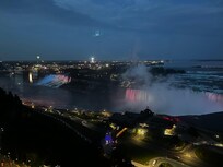 View from the observatory at night