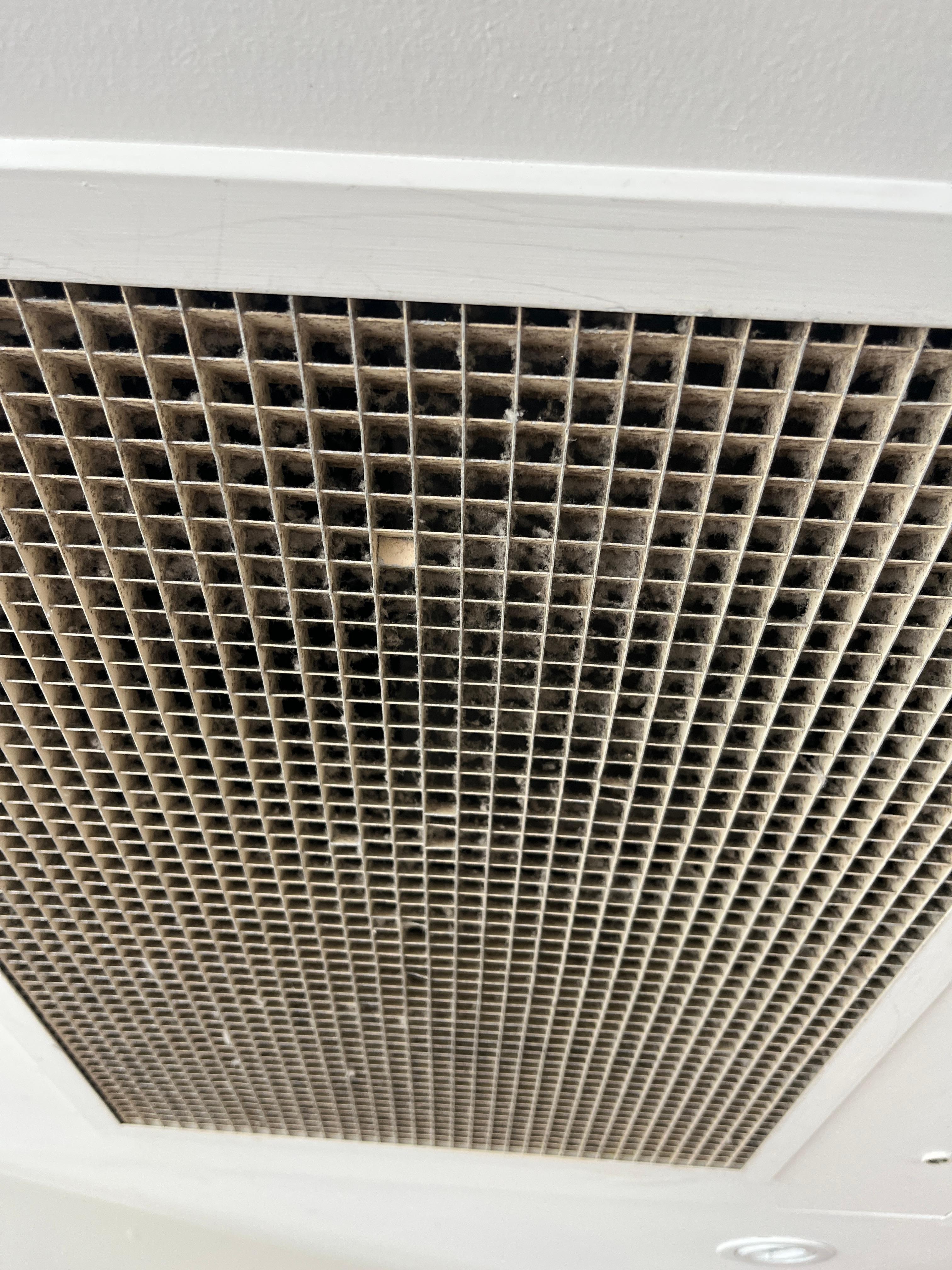 AC vent was full of dust so AC was not working very well at all. Clearly hasn't been cleaned for years!