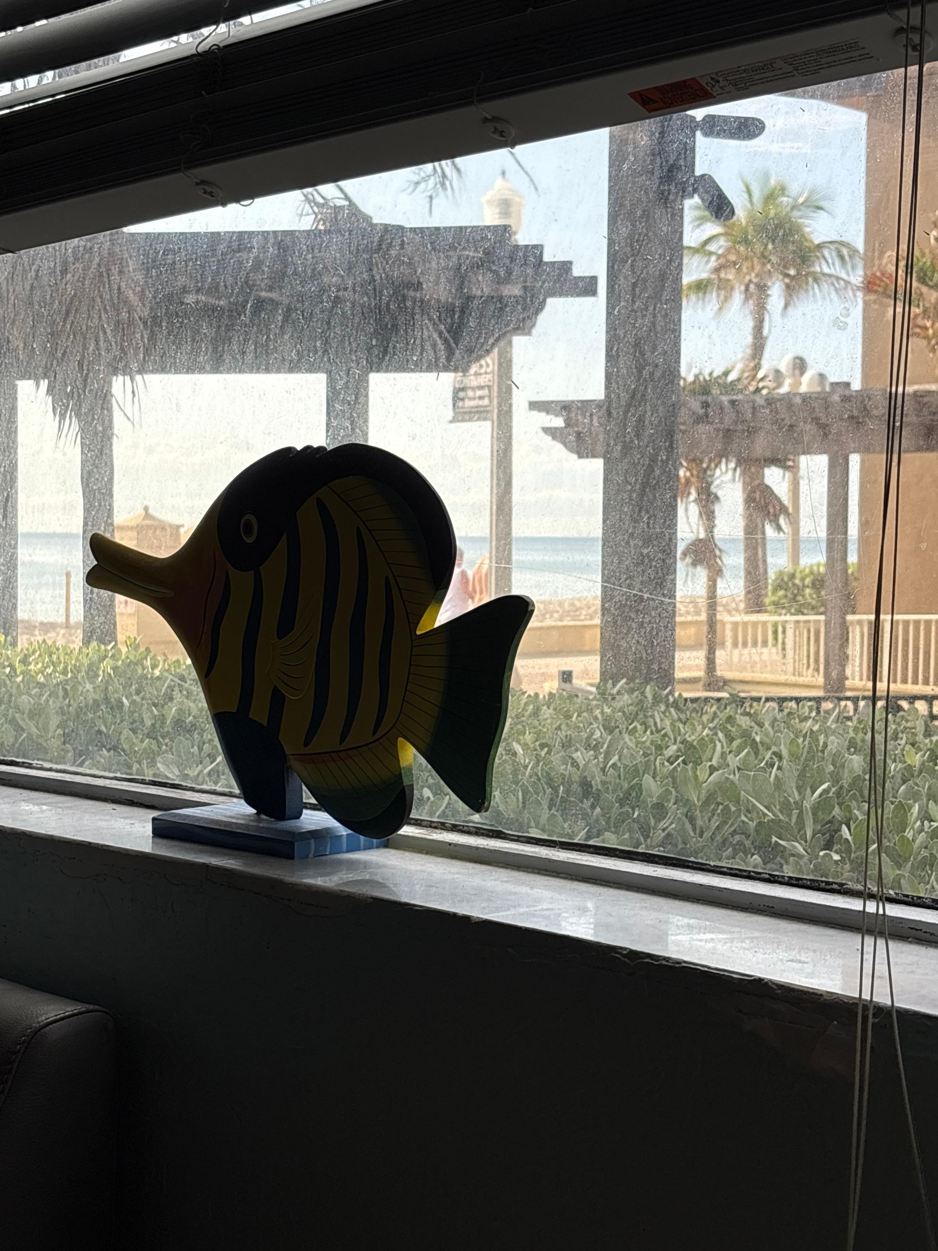 View of beach out living space window ! 