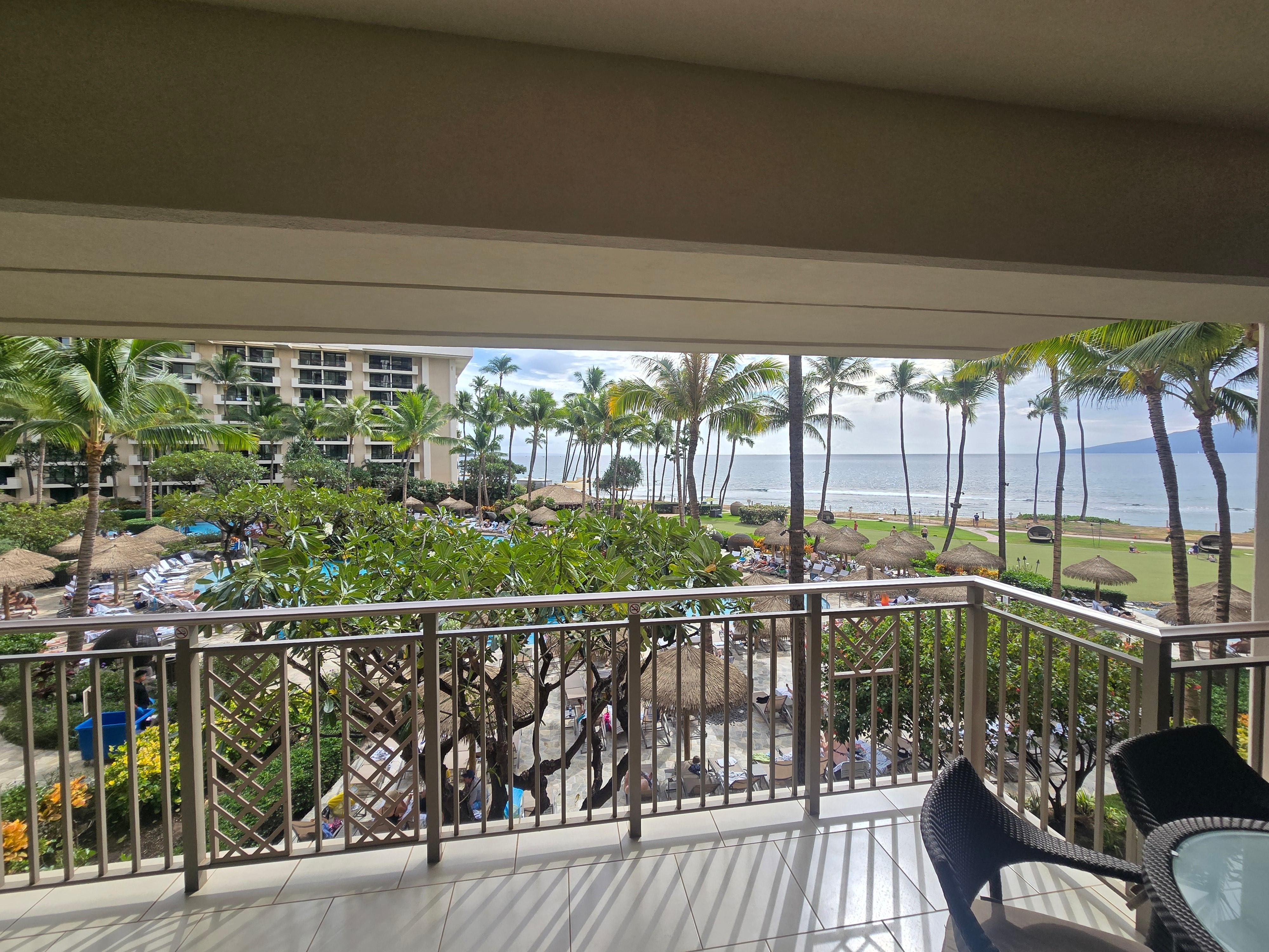 View from our balcony 