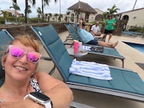 At the beautiful pool