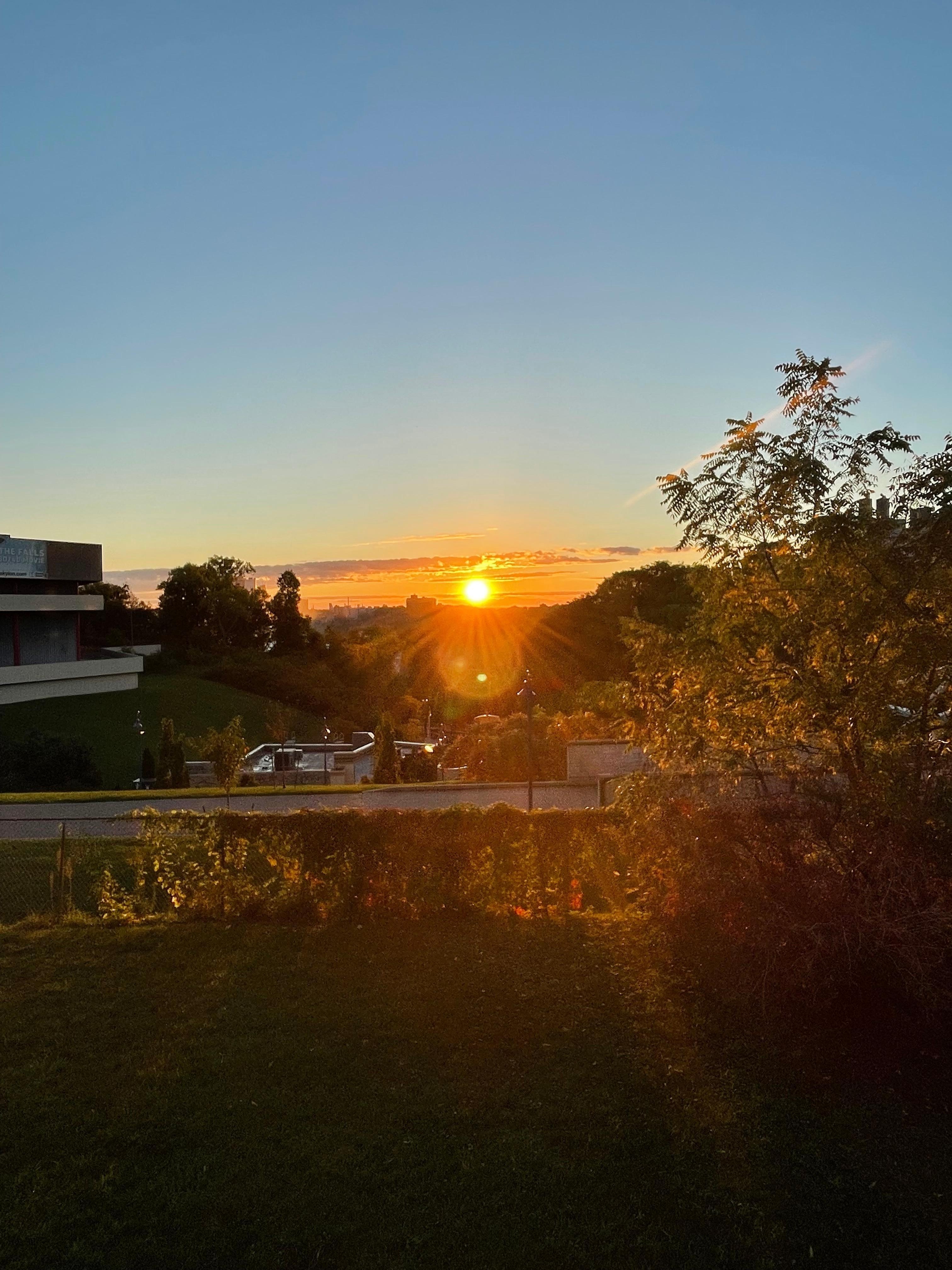 The view from the balcony our room