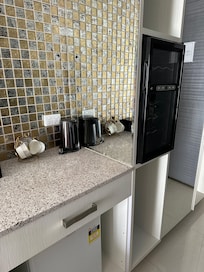 Tea making and fridge