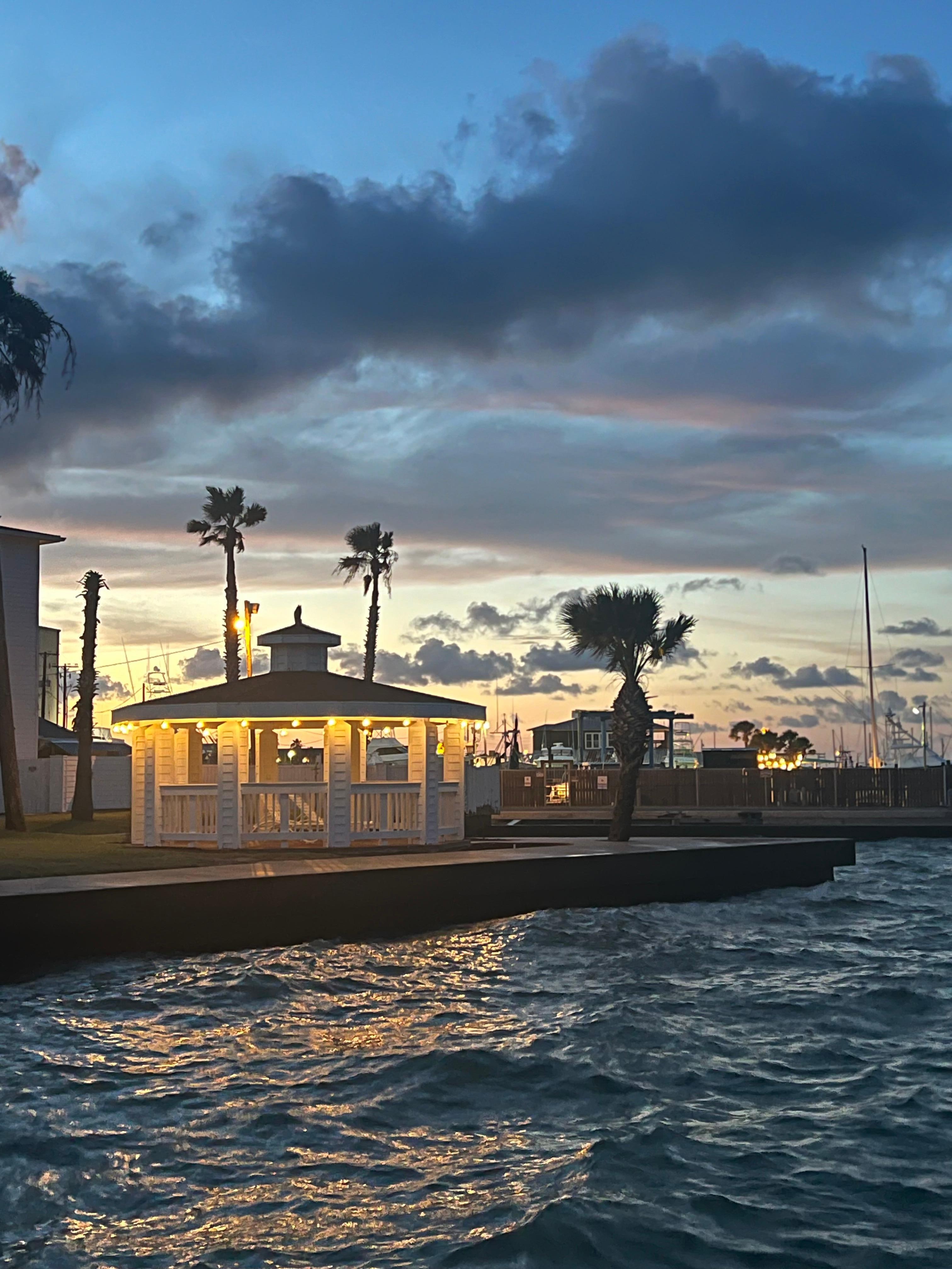 Sunset by the bay
