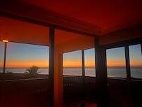 Sunrise from inside the condo.