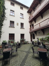 Lovely courtyard.