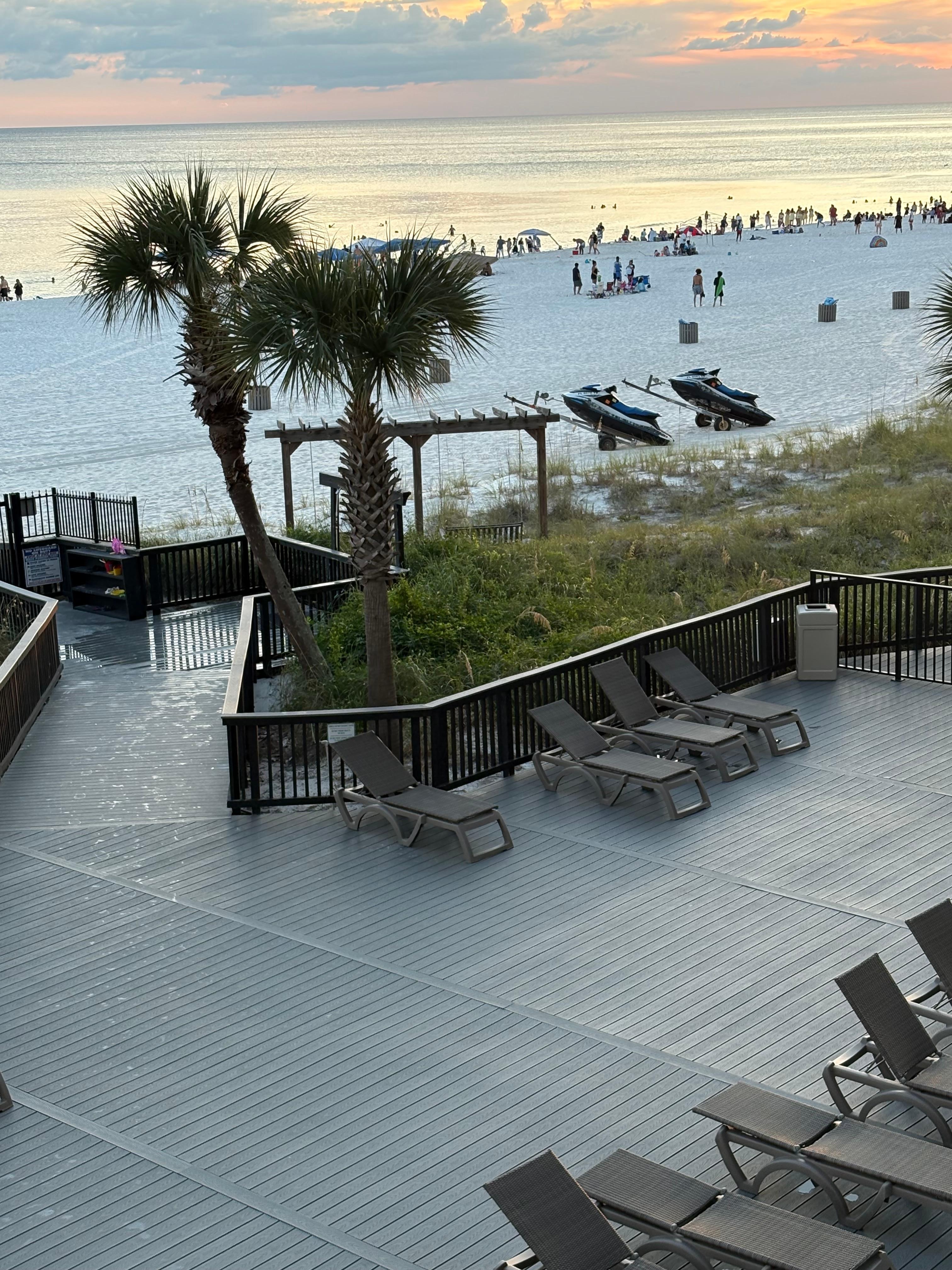 Ocean view from our balcony