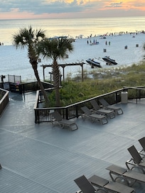 Ocean view from our balcony