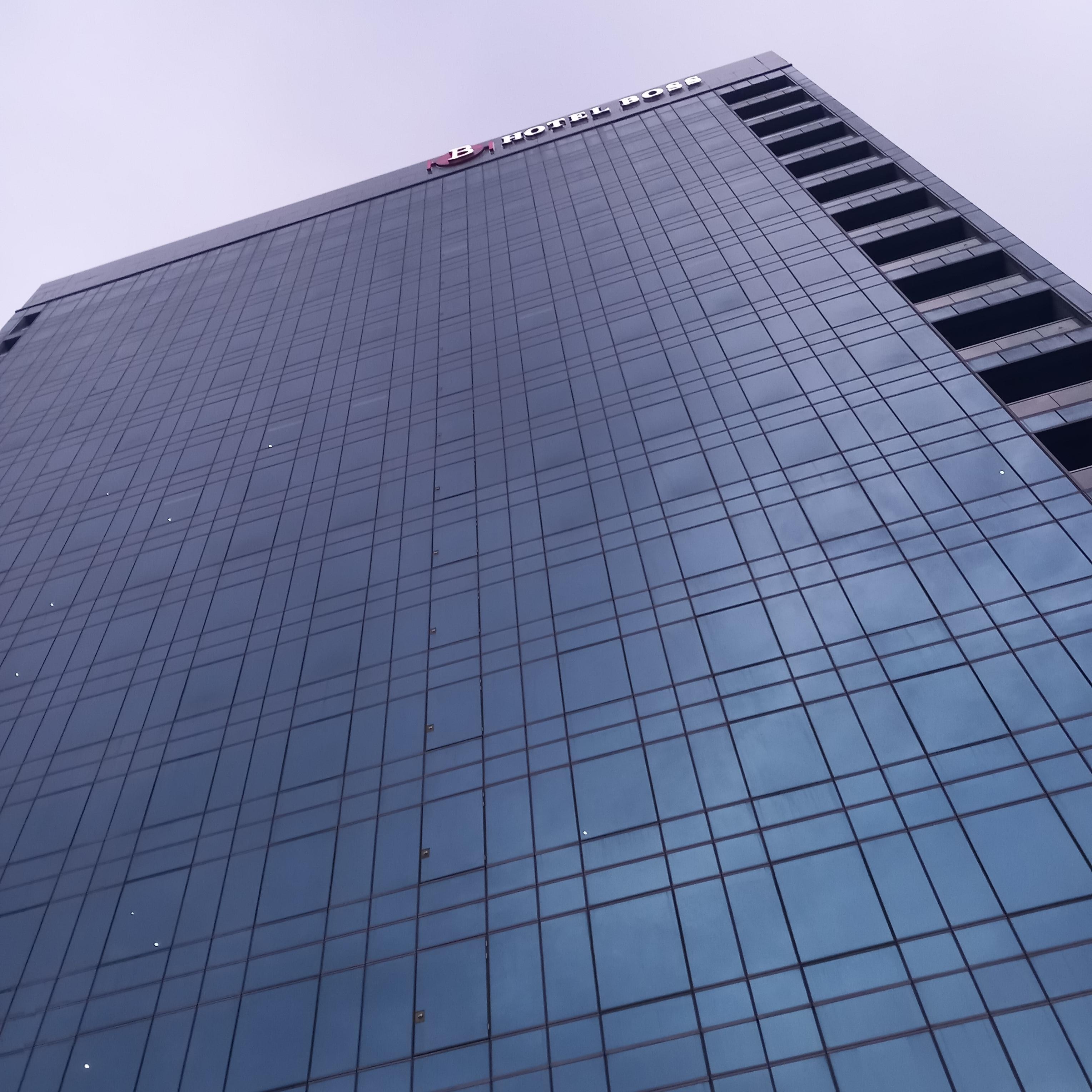 Extremely big hotel.