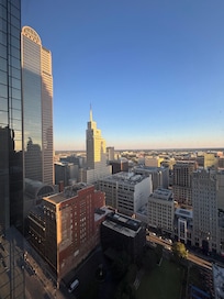(Left) View from living room window