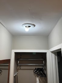 No light fixture