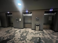 1 of 3 elevators worked in 4 days
