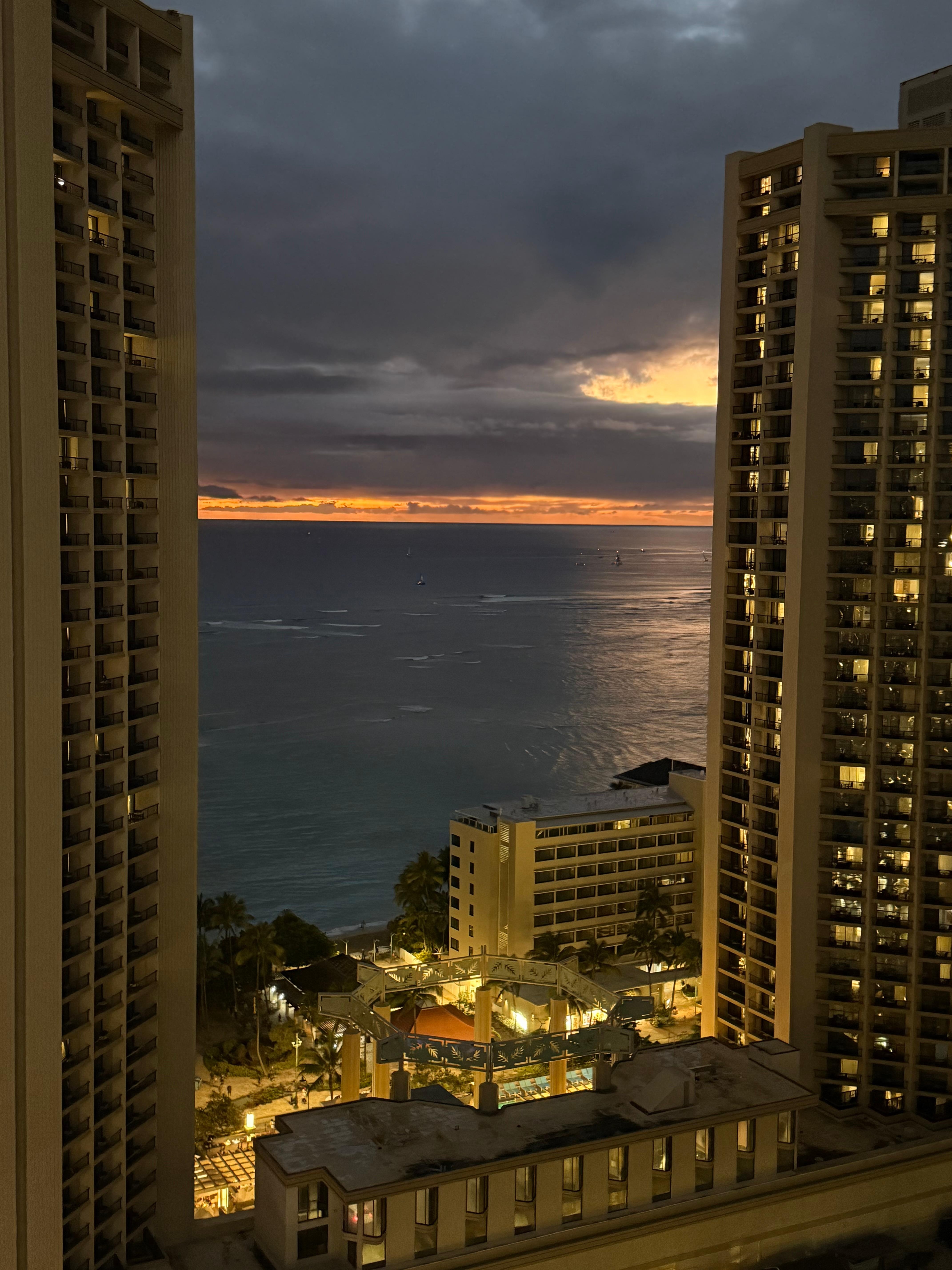 Nighttime off the lanai 